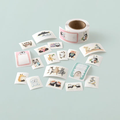 Yuru Log Roll Sticker Animal Emotions