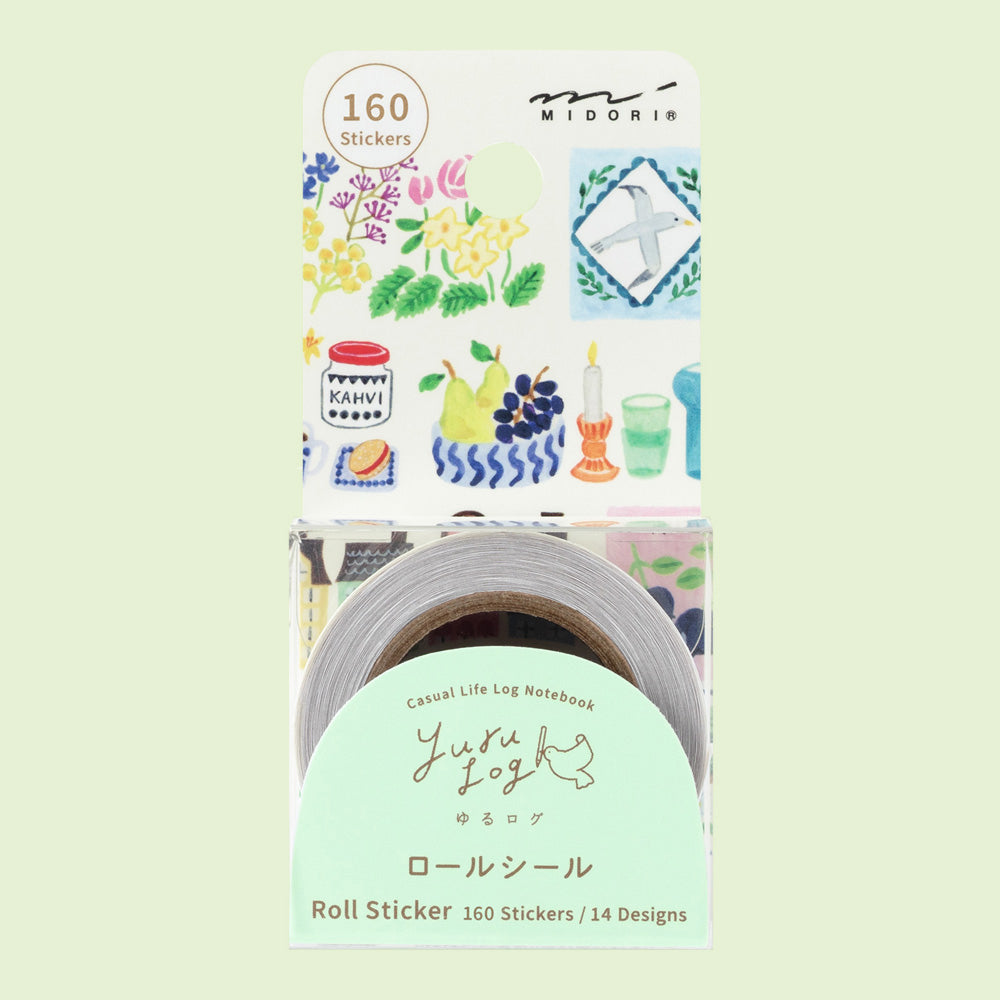 Yuru Log Roll Sticker Stamps