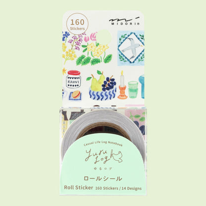 Yuru Log Roll Sticker Stamps