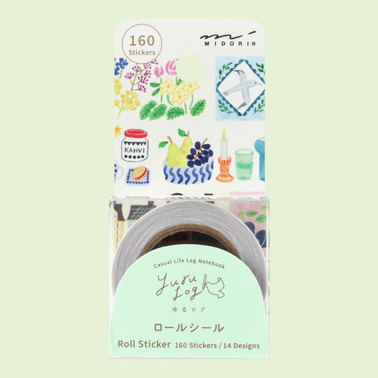 Yuru Log Roll Sticker Stamps