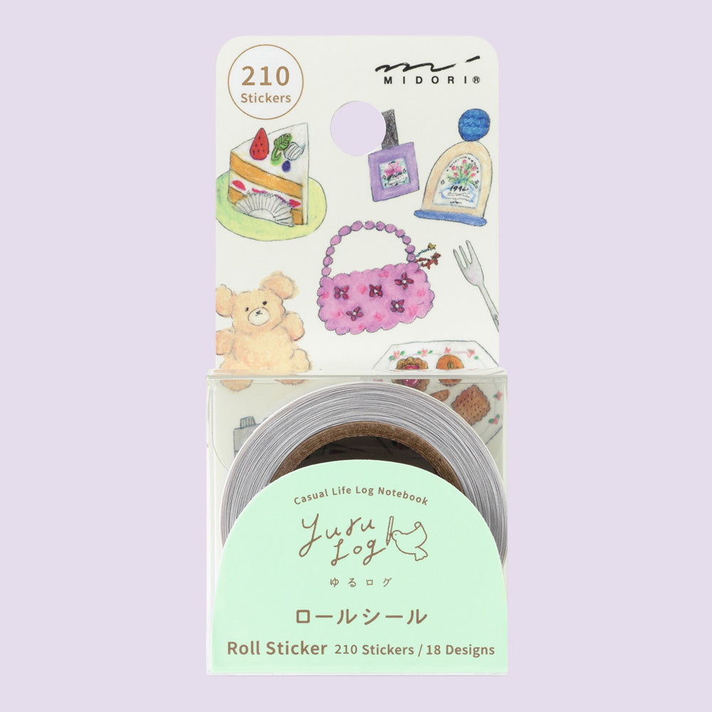 Yuru Log Roll Sticker Motifs