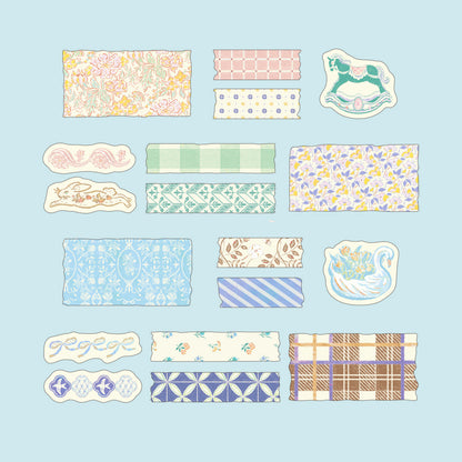 Yuru Log Roll Sticker Antique