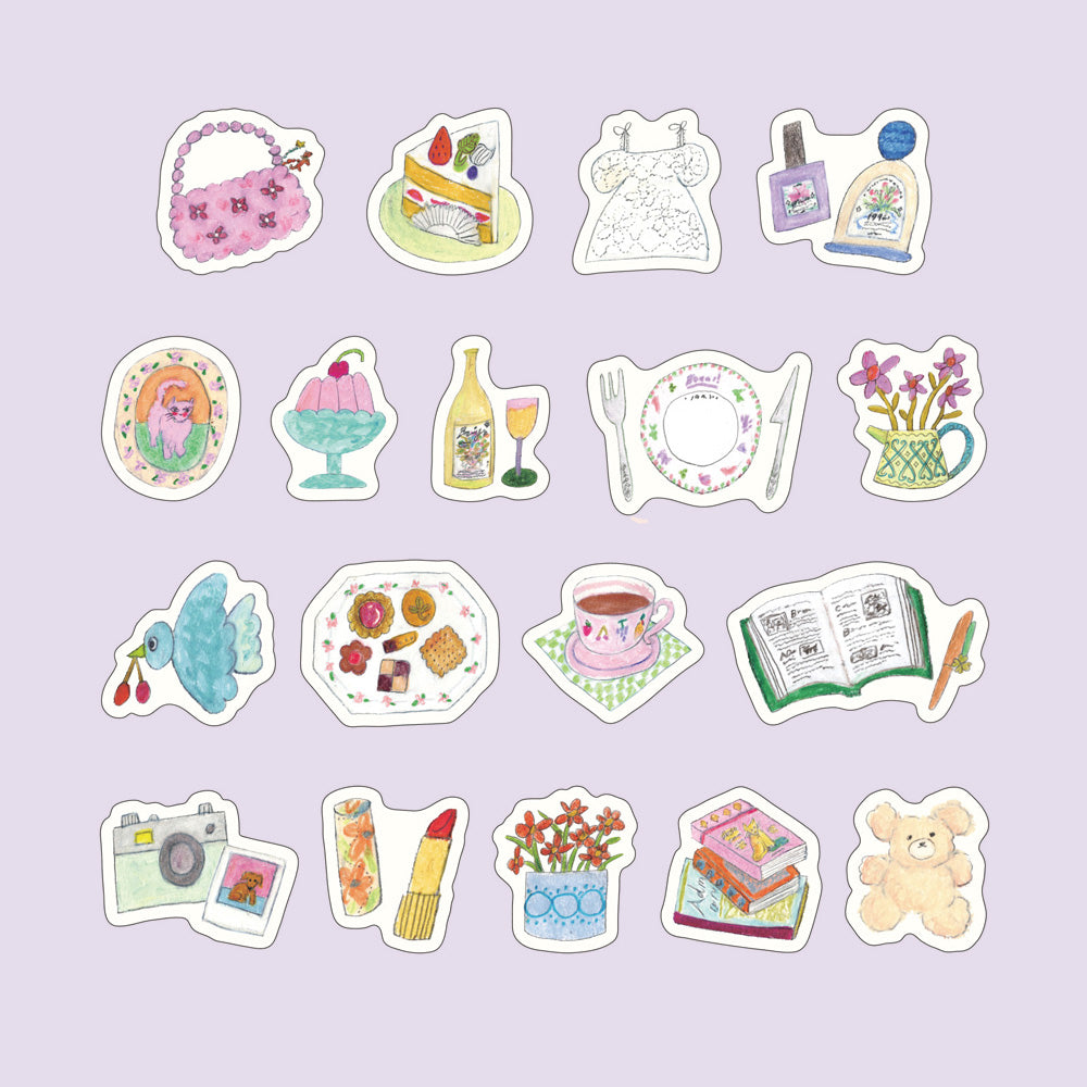 Yuru Log Roll Sticker Motifs