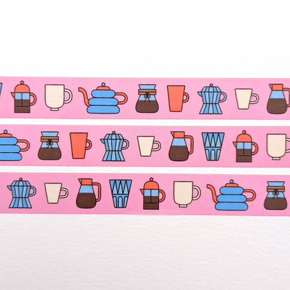 Coffee lover washi tape