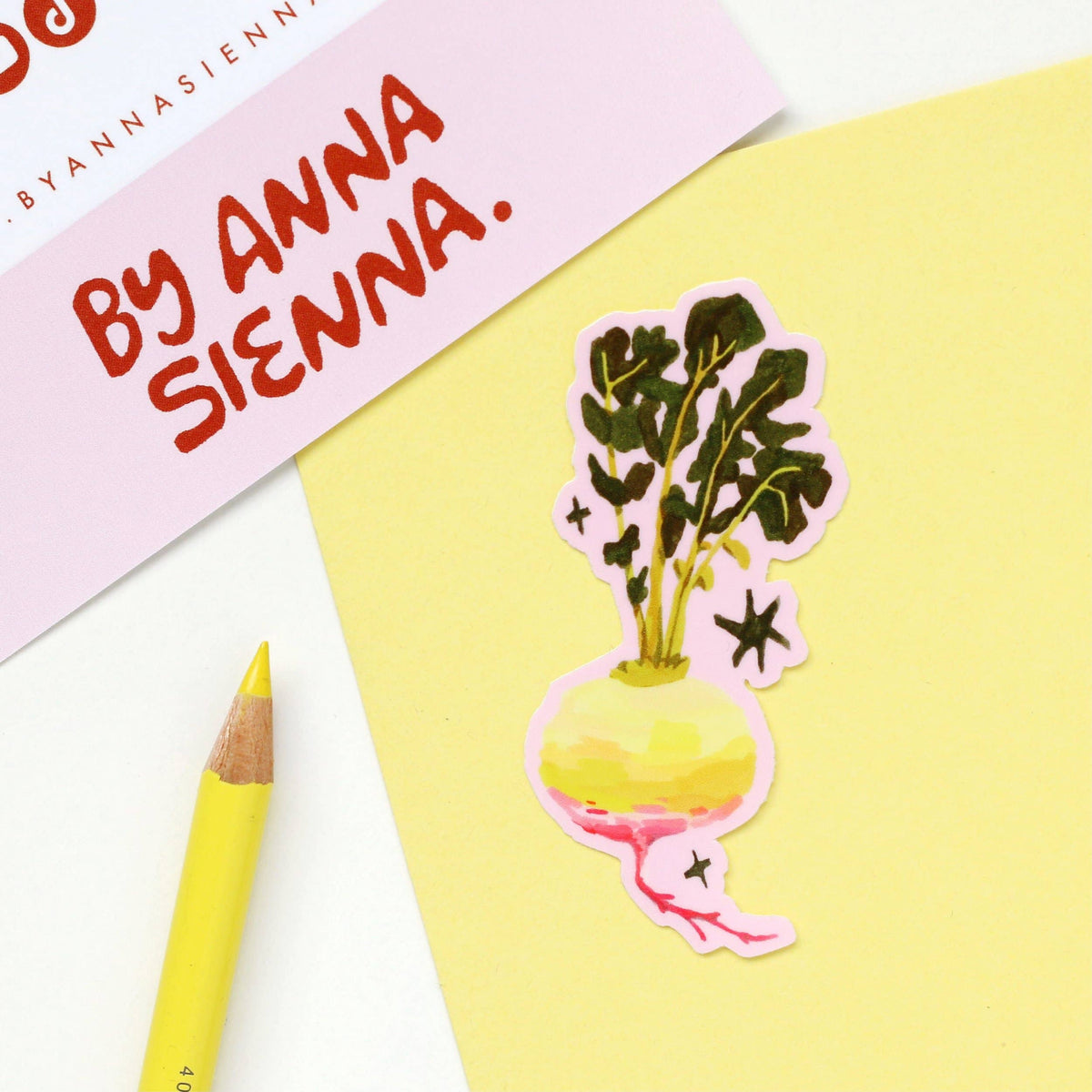 Turnip vinyl sticker