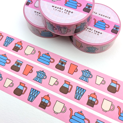 Coffee lover washi tape