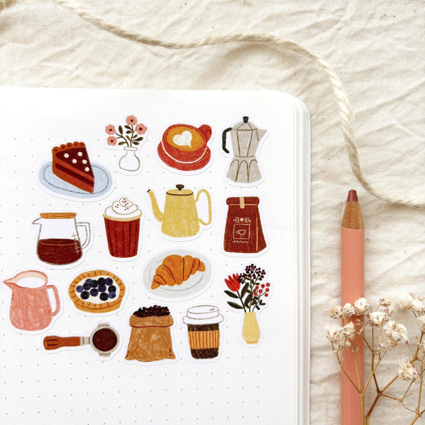 Coffee Time - Sticker Sheet