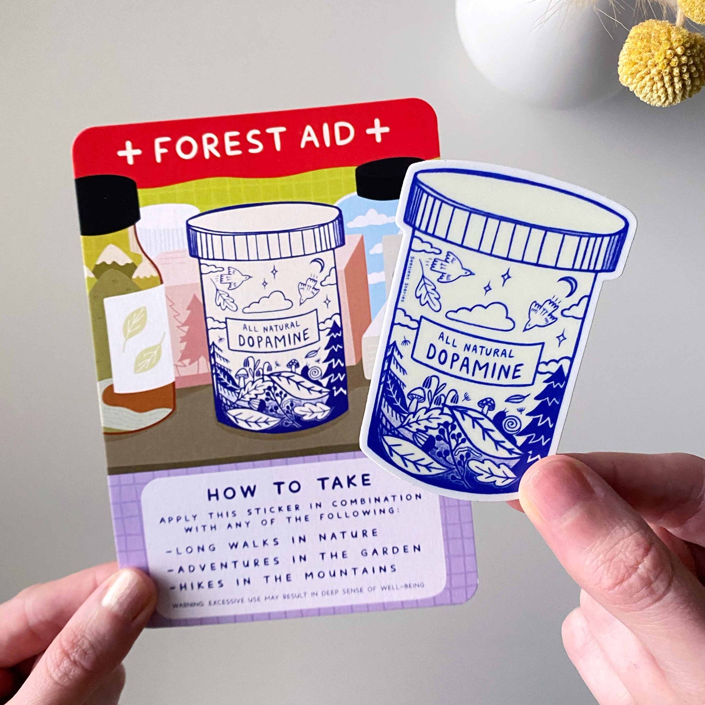 Forest Aid Sticker Card