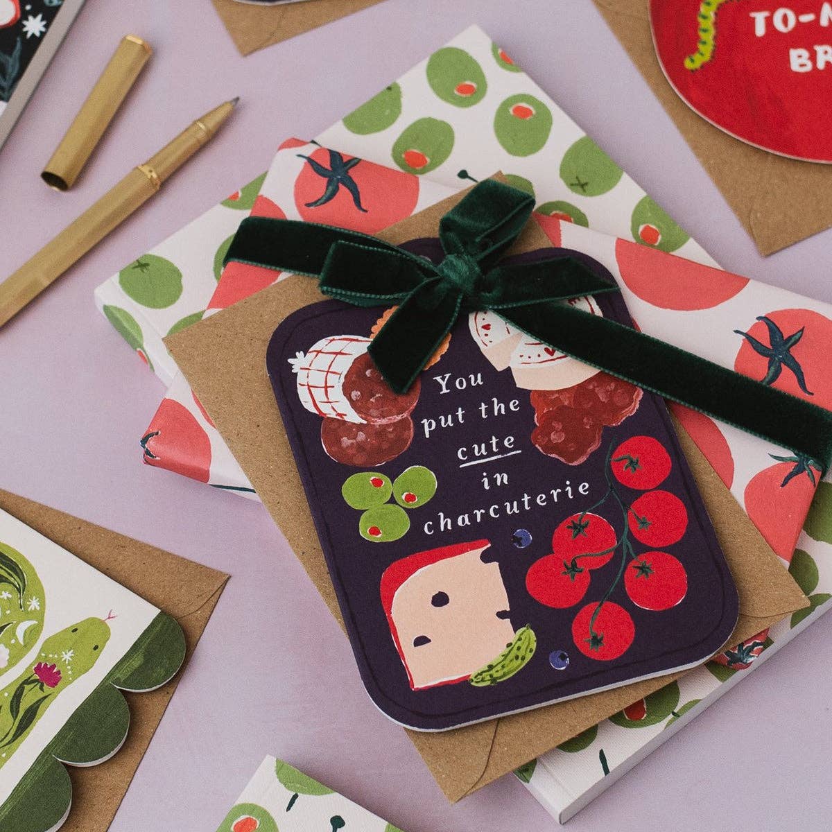 Cute in Charcuterie Board Card