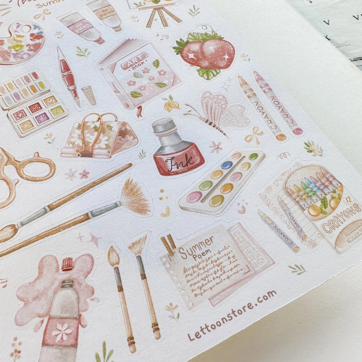 Sticker Sheet - the Art of Summer