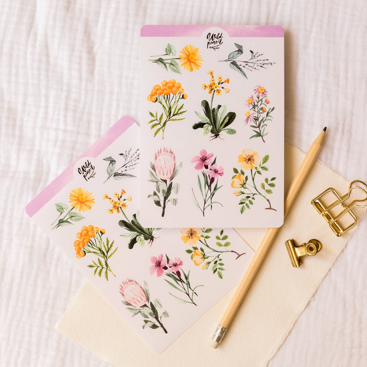Flowers II Sticker Sheet