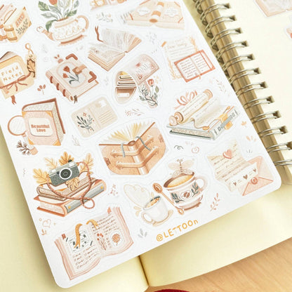 Sticker Sheet - Cozy Reading Time