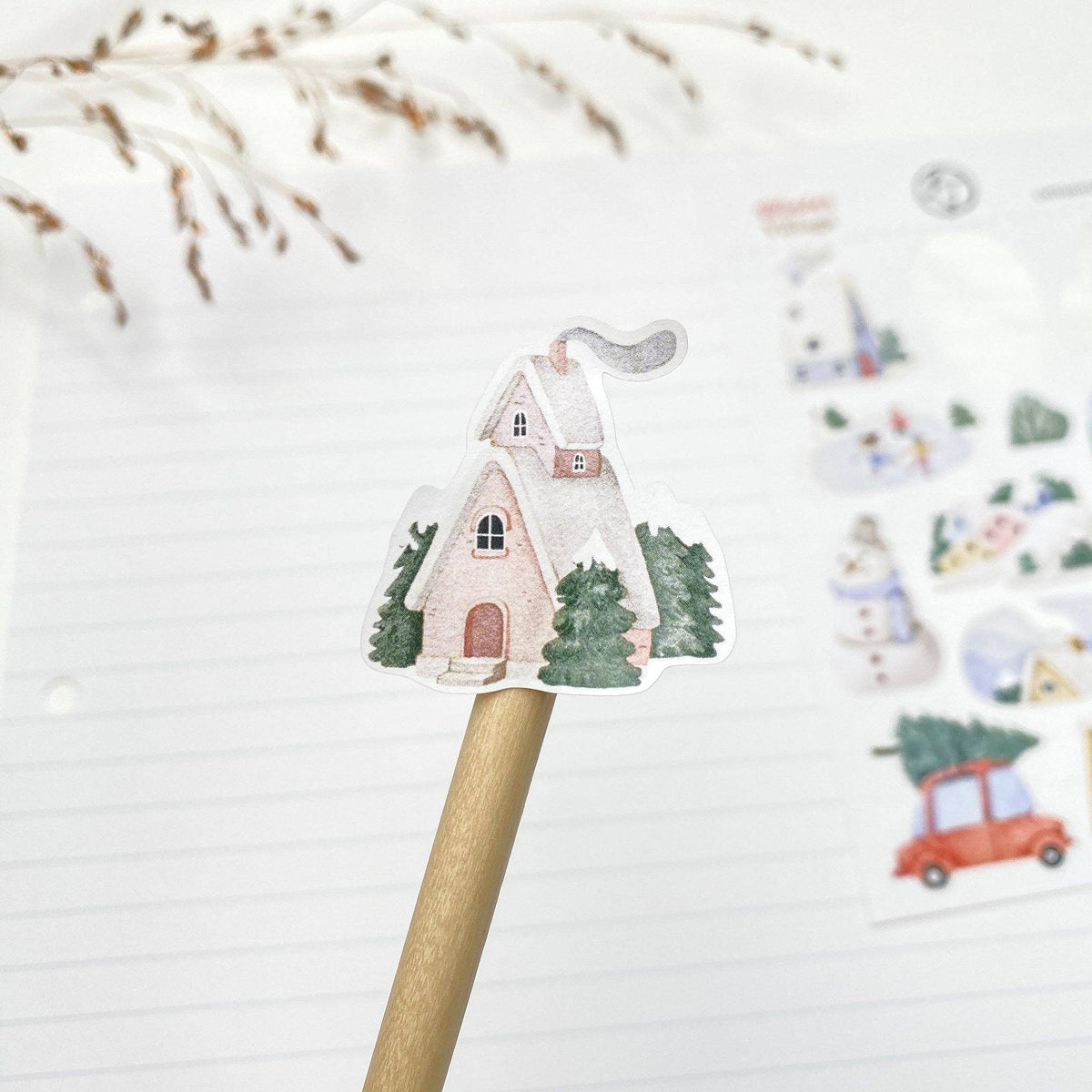 Sticker Sheet - Winter Village