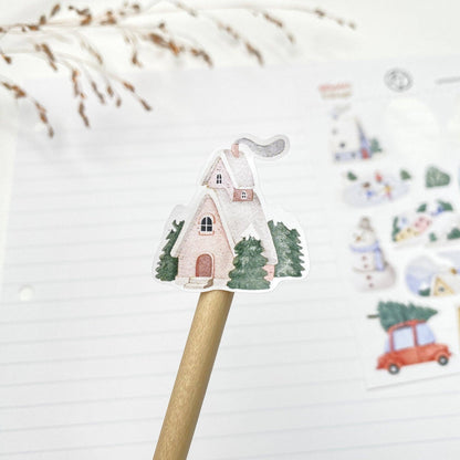 Sticker Sheet - Winter Village