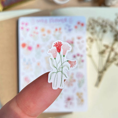 Sticker Sheet - Wild Flower