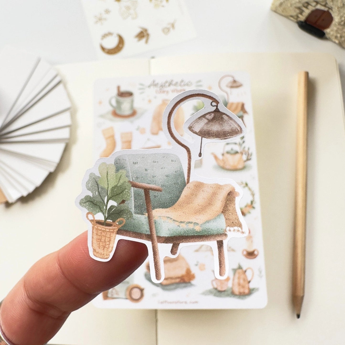 Sticker Sheet - Aesthetic Cozy Vibes