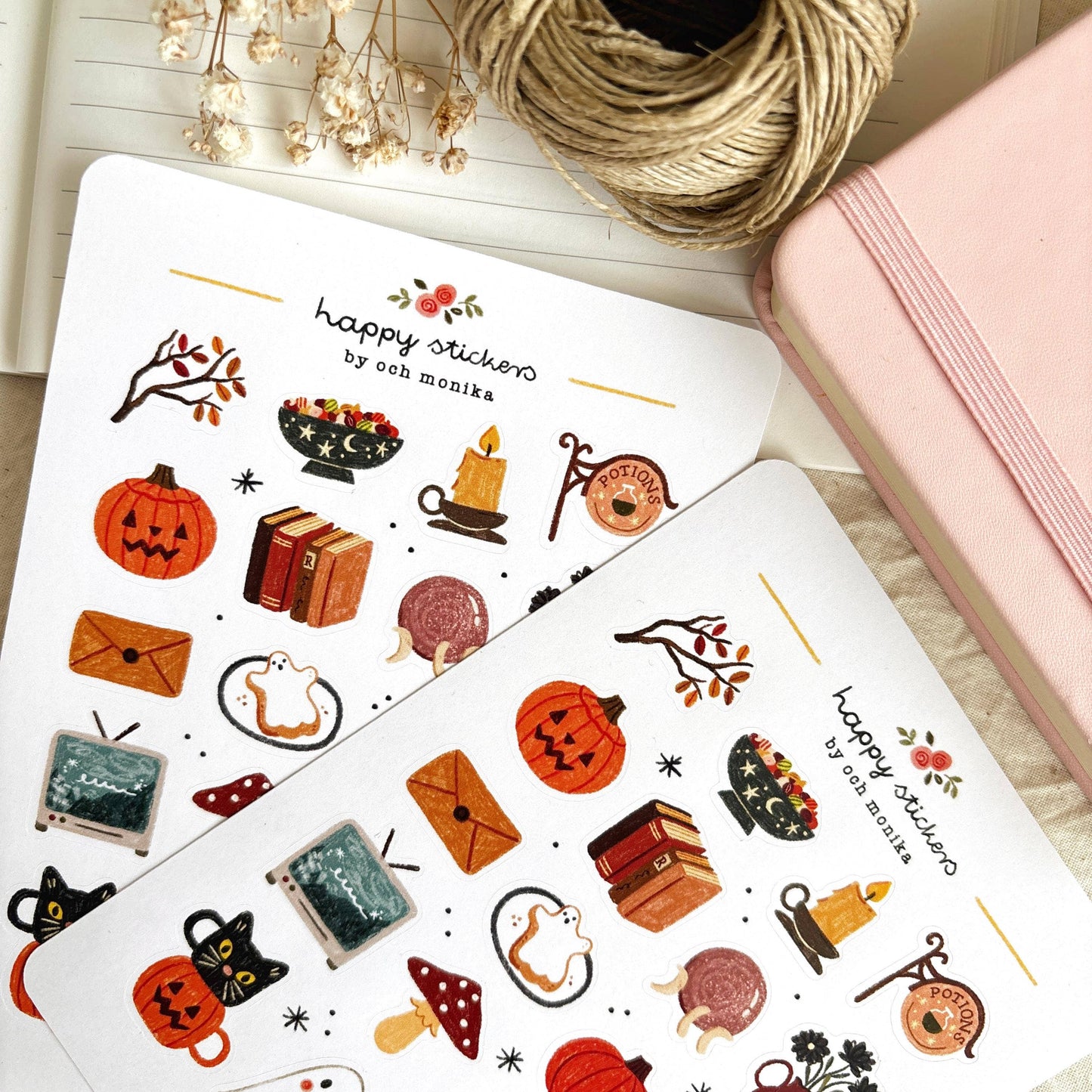 Spooky Halloween - Sticker Sheet