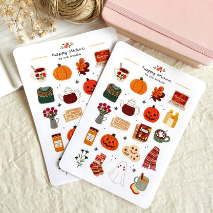 Cozy Halloween - Sticker Sheet