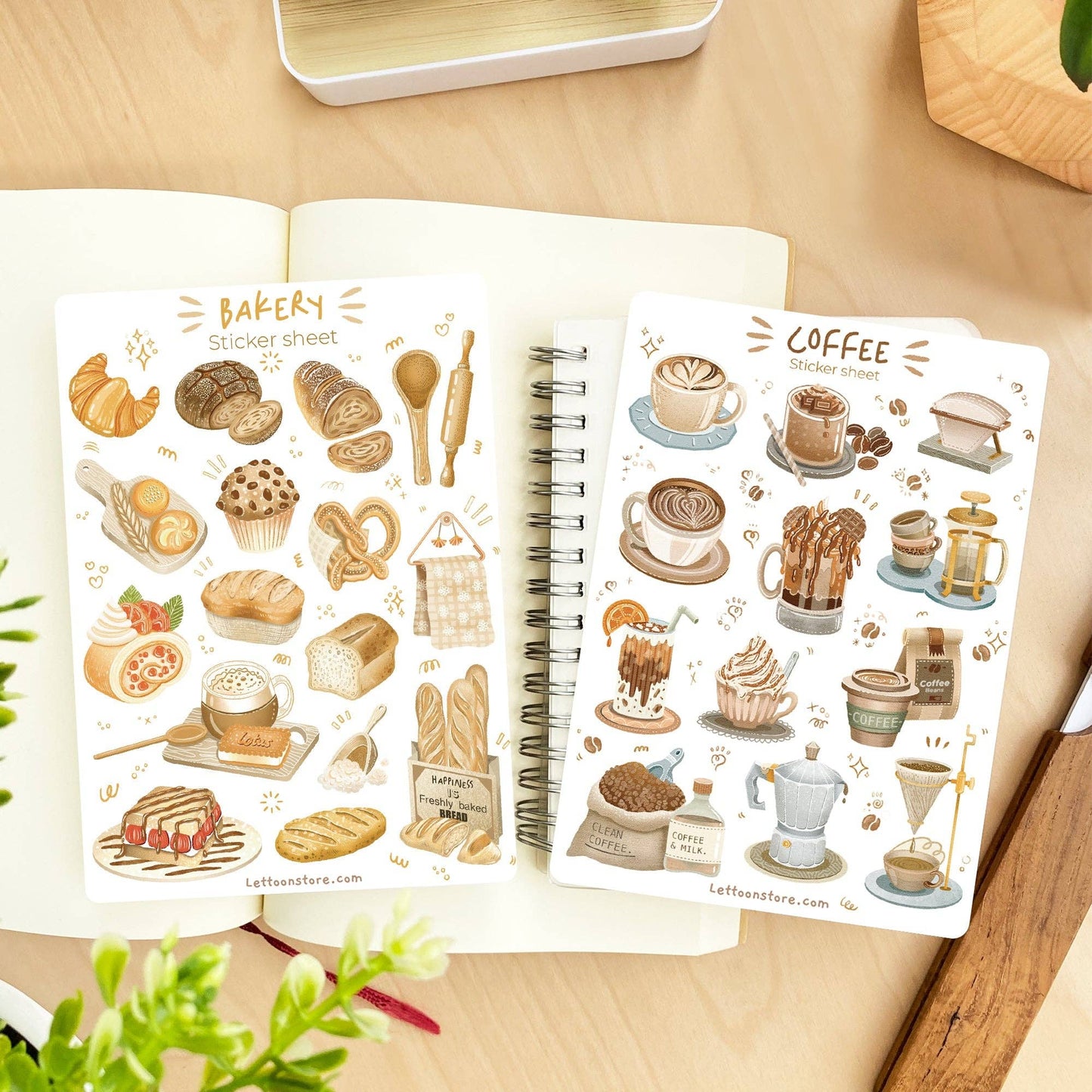 Sticker Sheet - Bakery