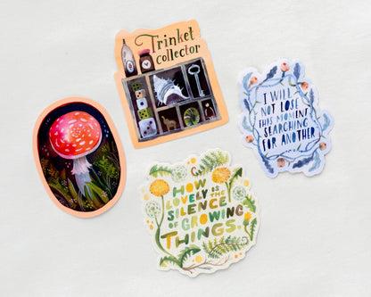Trinket Collector Vinyl Sticker