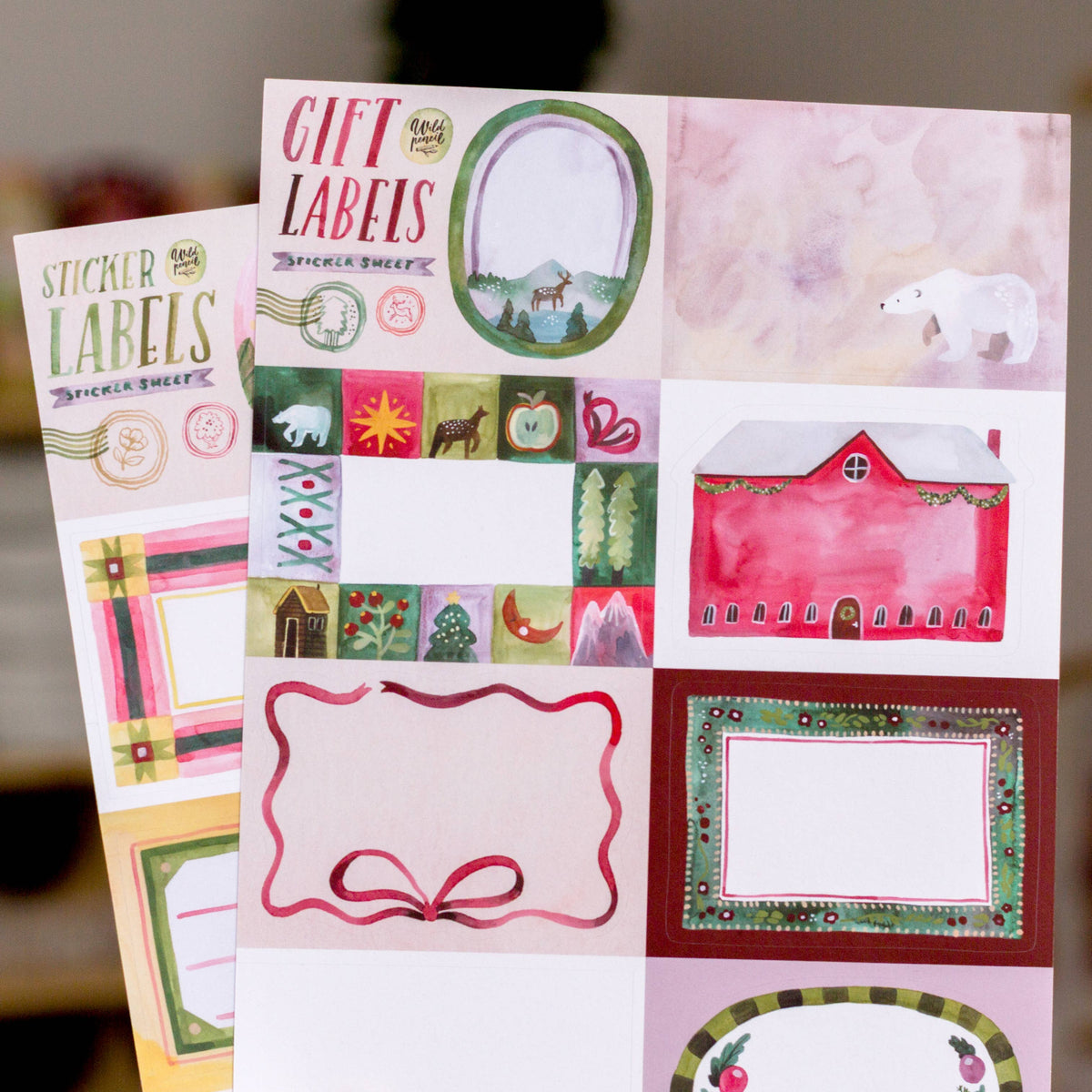 Spring Labels Vinyl Sticker sheet