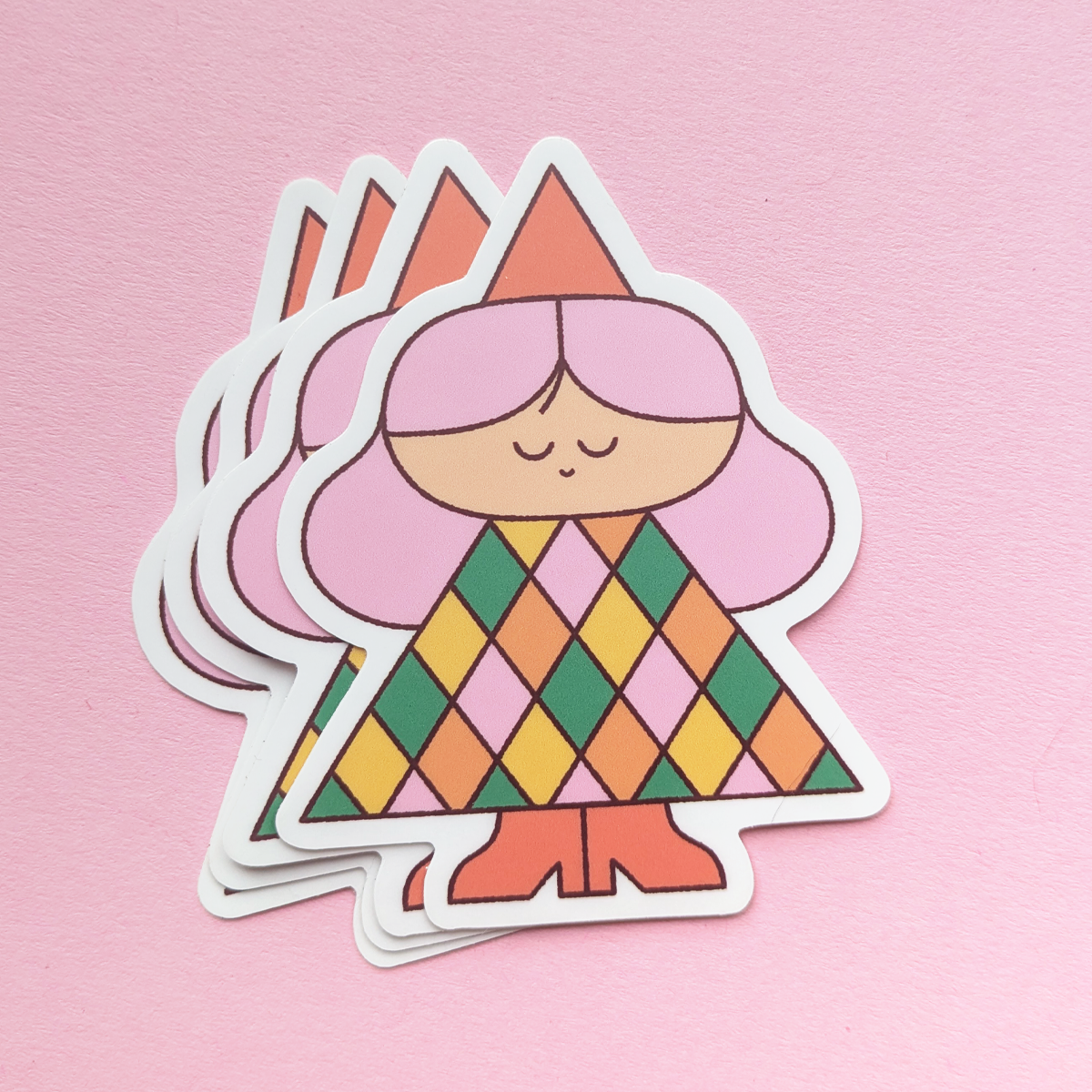 Festive friend sticker