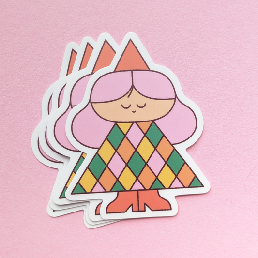 Festive friend sticker