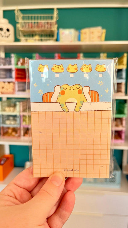 Sleepy Frog Memo Pad