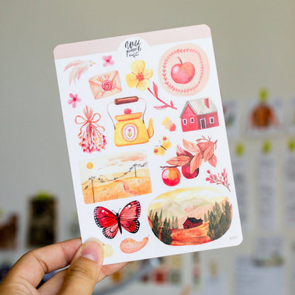 Autumn Afternoon Sticker Sheet