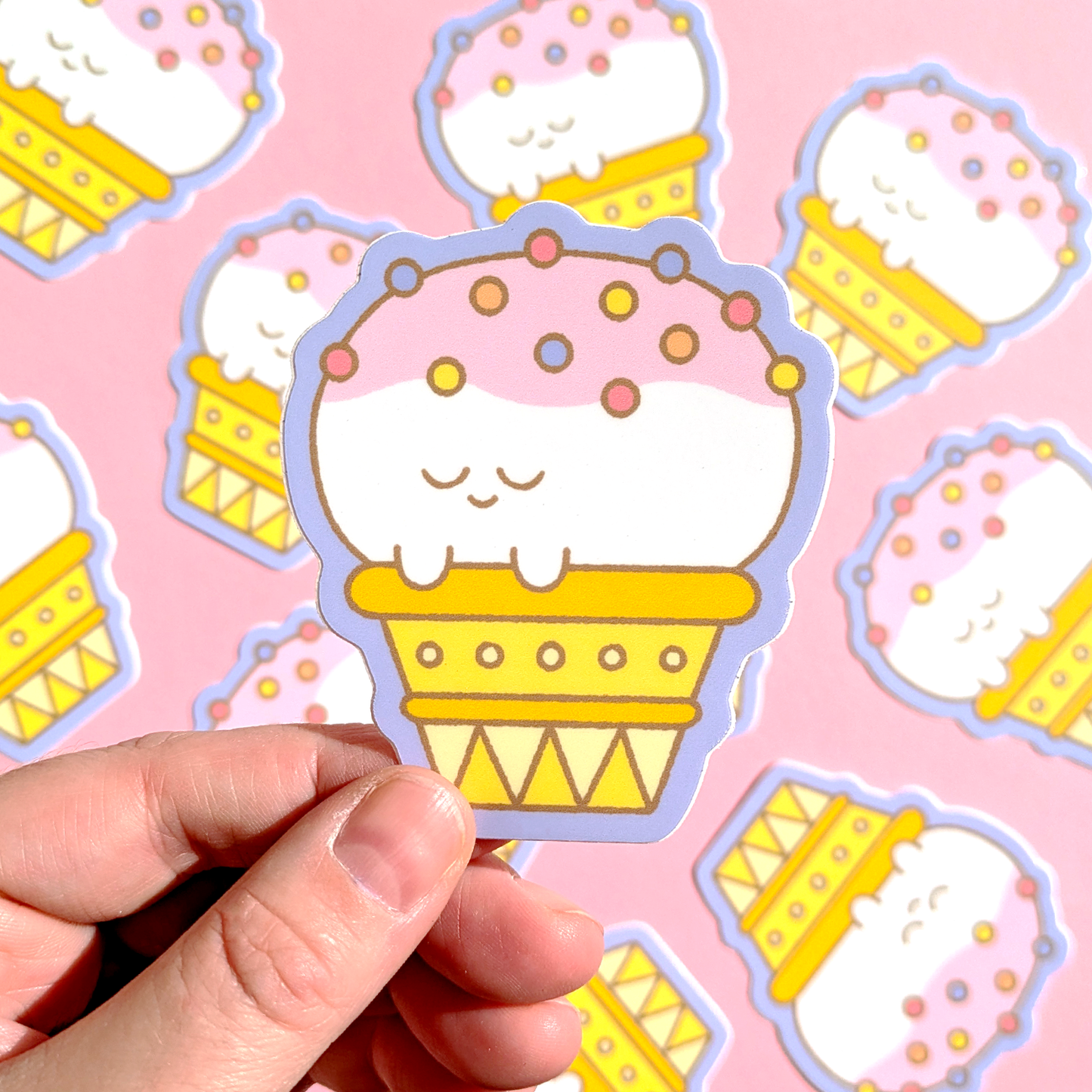 Ice cream sticker