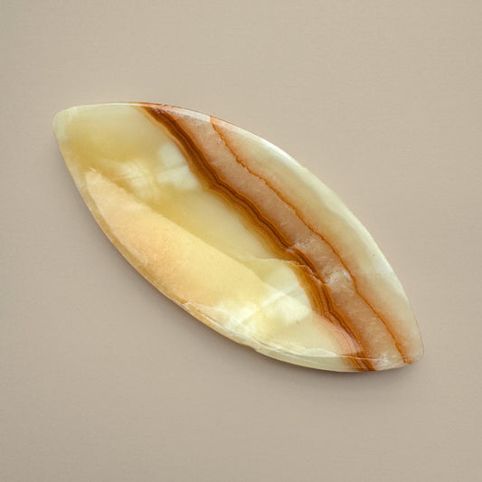Onyx trinket dish - Honey