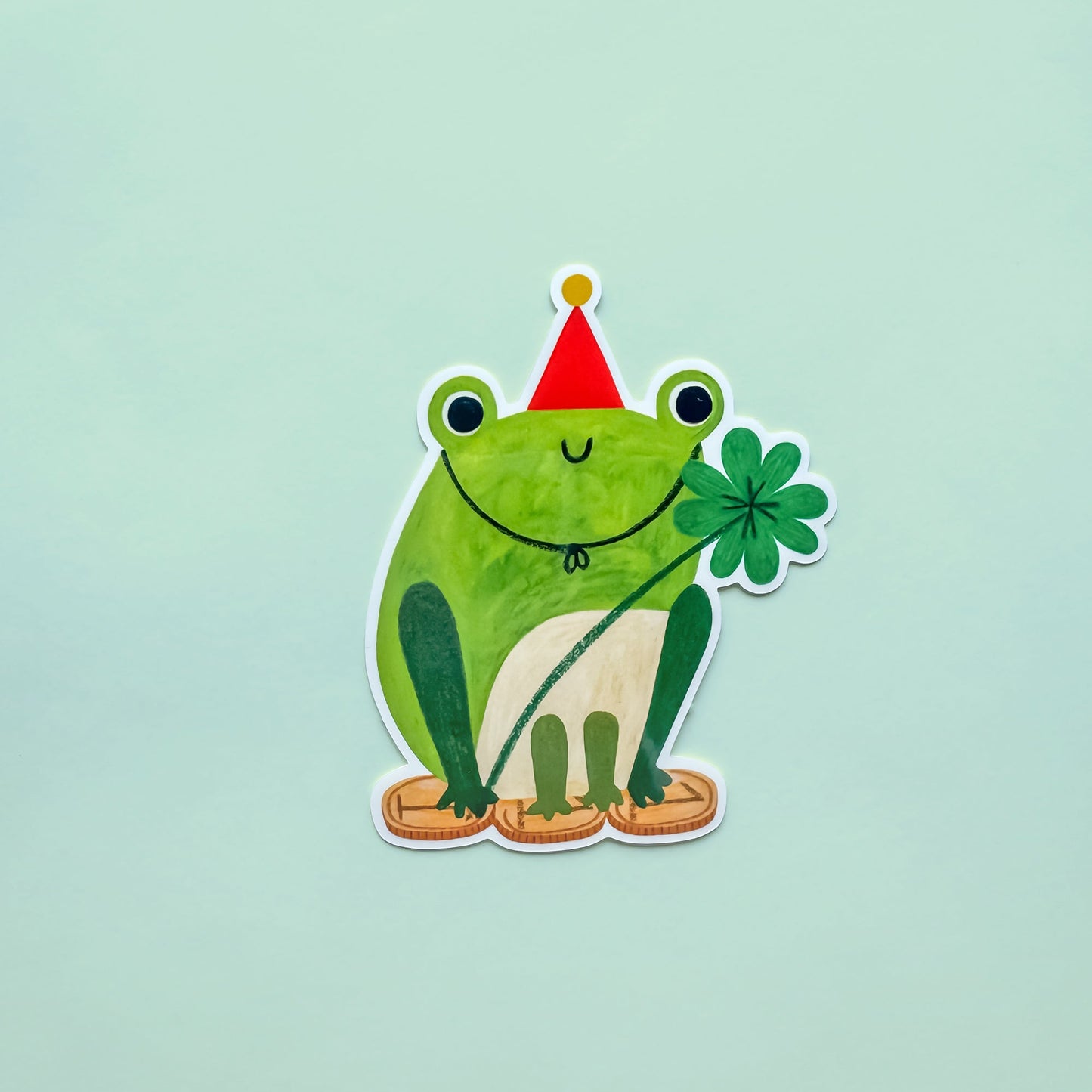 LUCKY FROG sticker