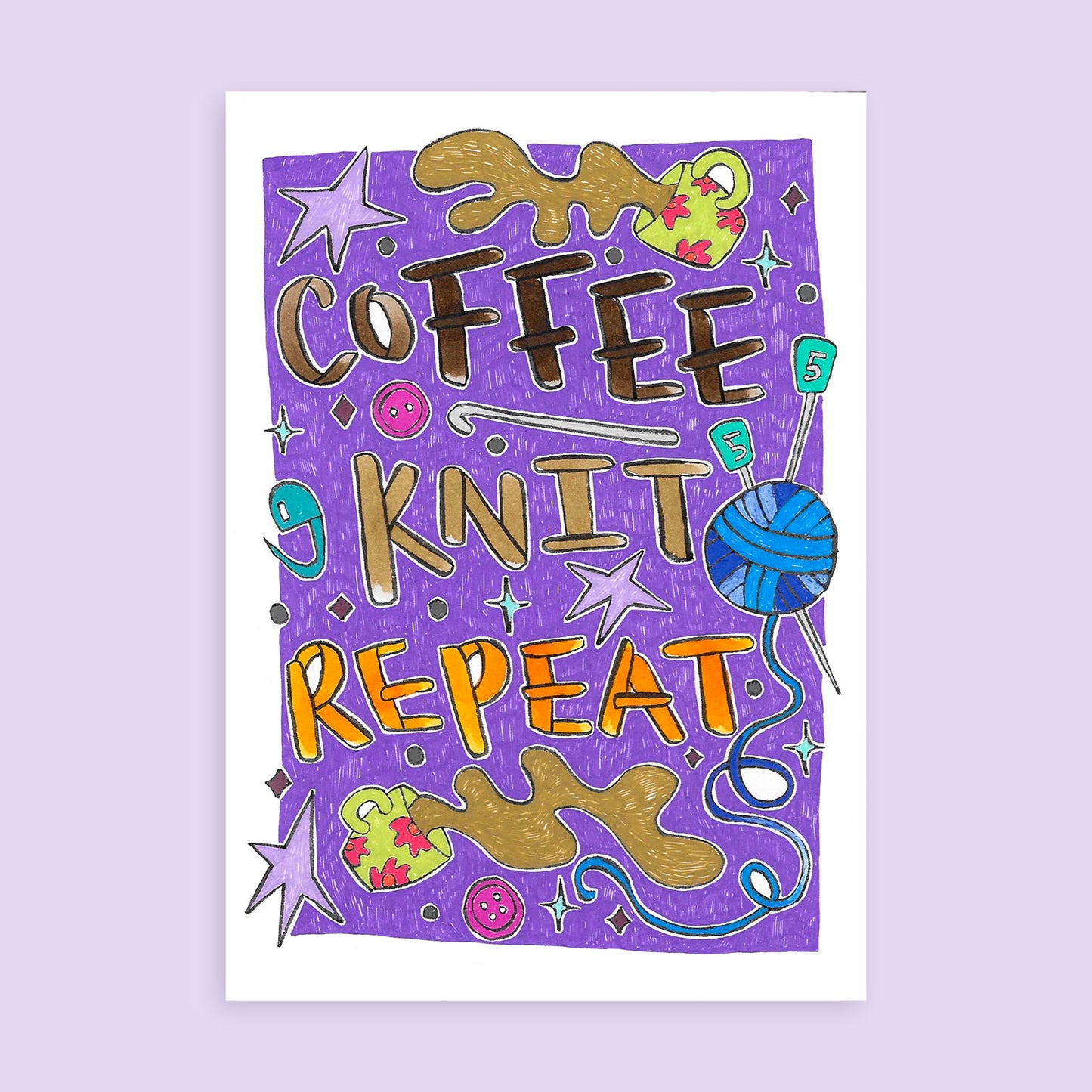 Coffee, knit, repeat