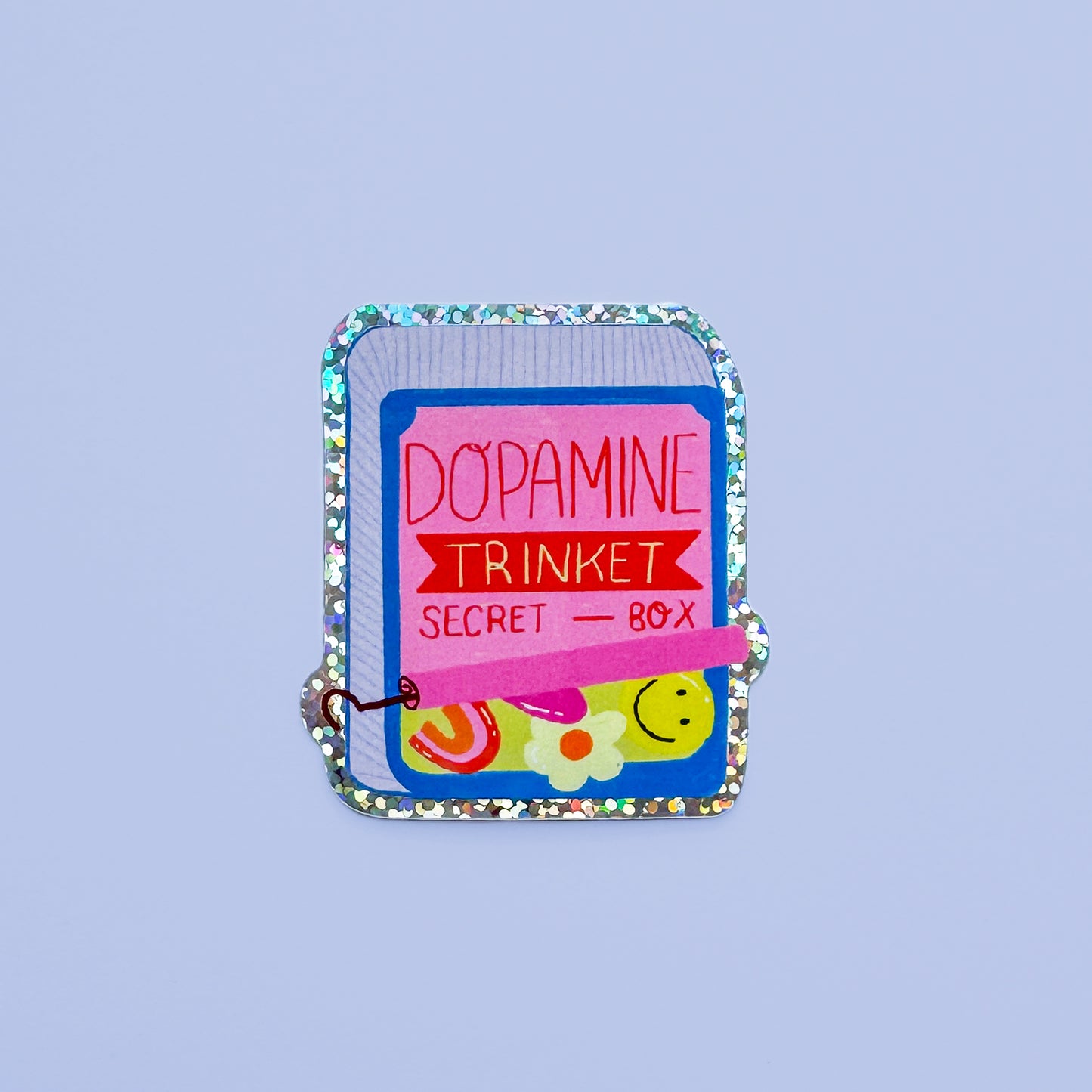 Dopamine Trinket Box Sticker
