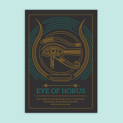 Eye of Horus postcard