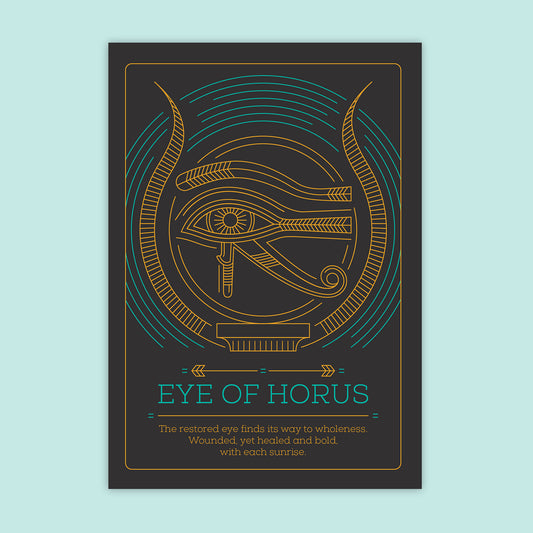 Eye of Horus postcard