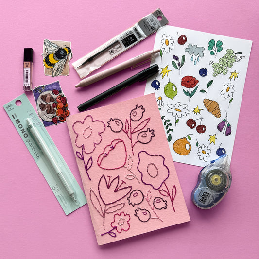 Journaling Set- Botanical Embroidery I