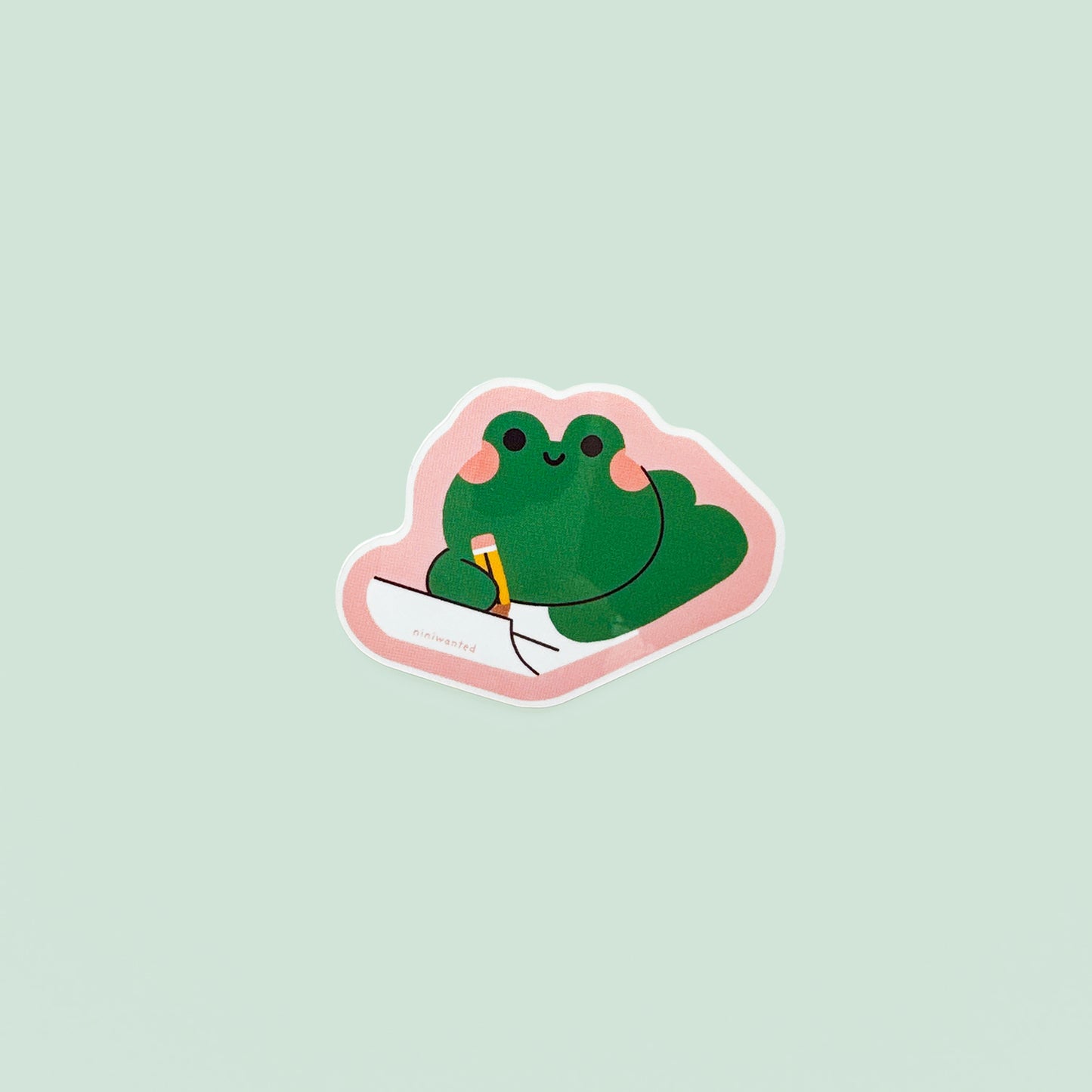 Frog letter Sticker