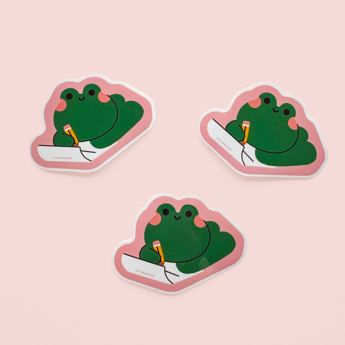 Frog letter Sticker