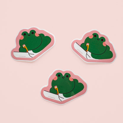 Frog letter Sticker
