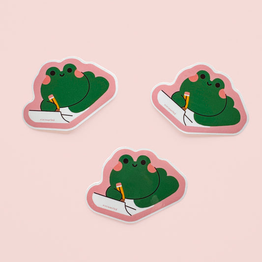 Frog letter Sticker