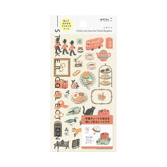 British Motifs Sticker