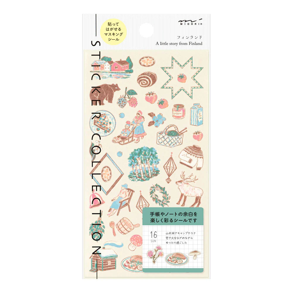Finnish Motifs Sticker