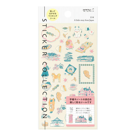 Japanese Motifs Sticker