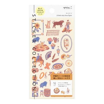 Spanish Motifs Sticker