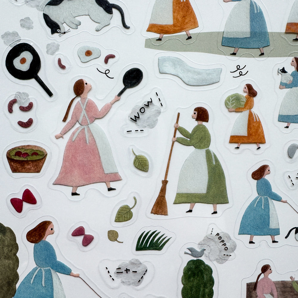 An Ordinary Day Clear Sticker sheet