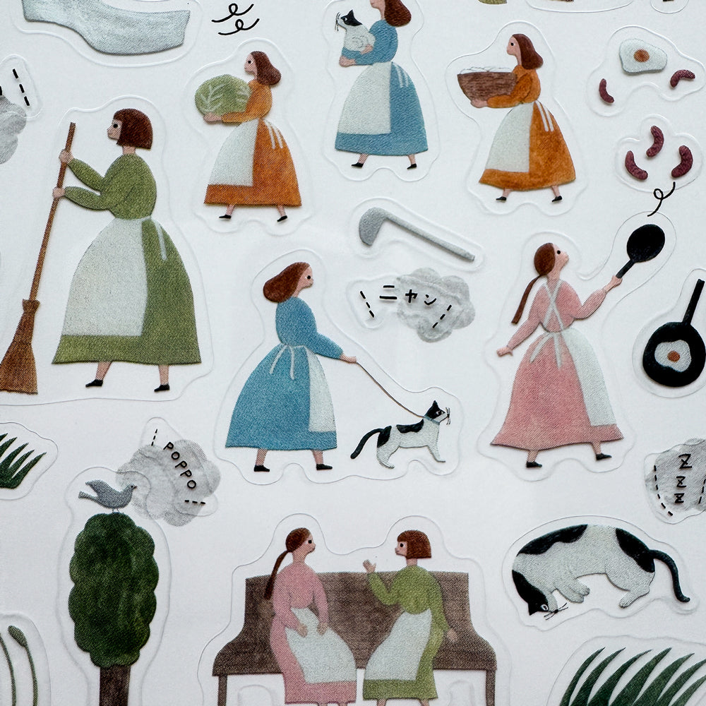 An Ordinary Day Clear Sticker sheet