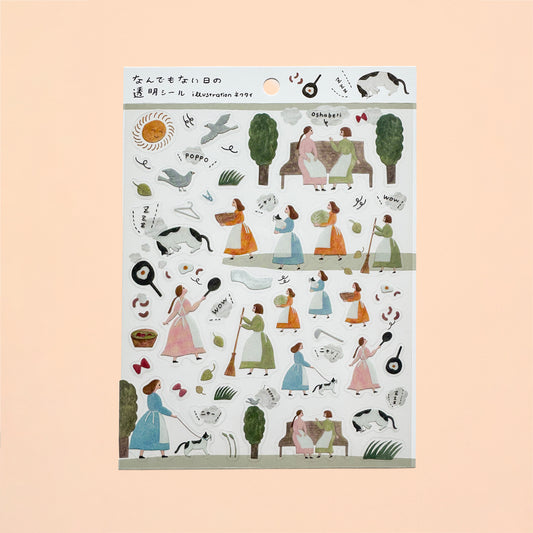 An Ordinary Day Clear Sticker sheet