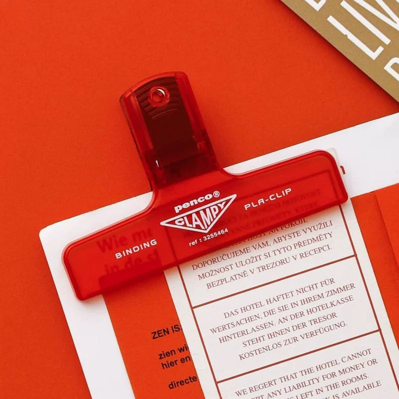 Penco PlaClip Clear Red