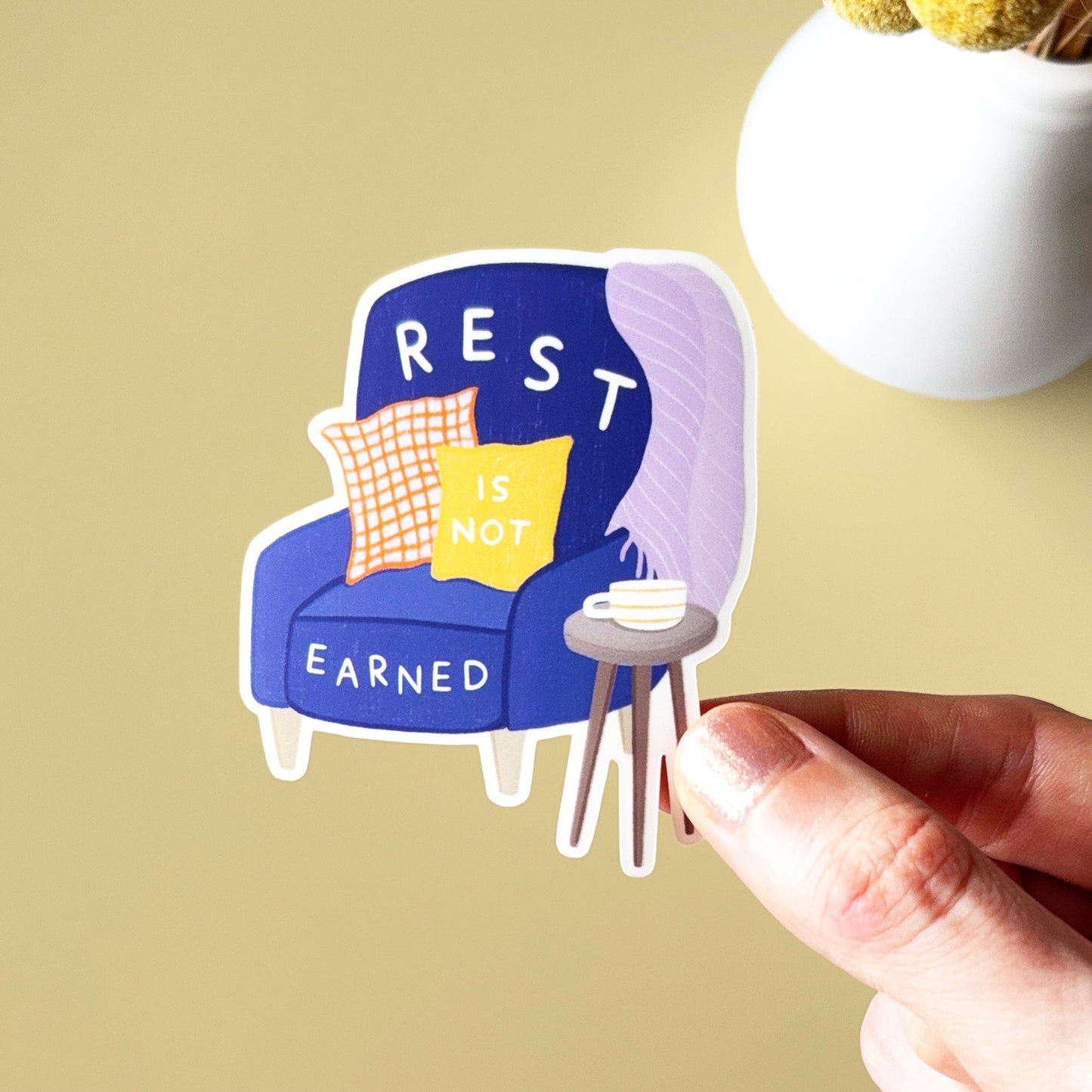 Rest Sticker Card